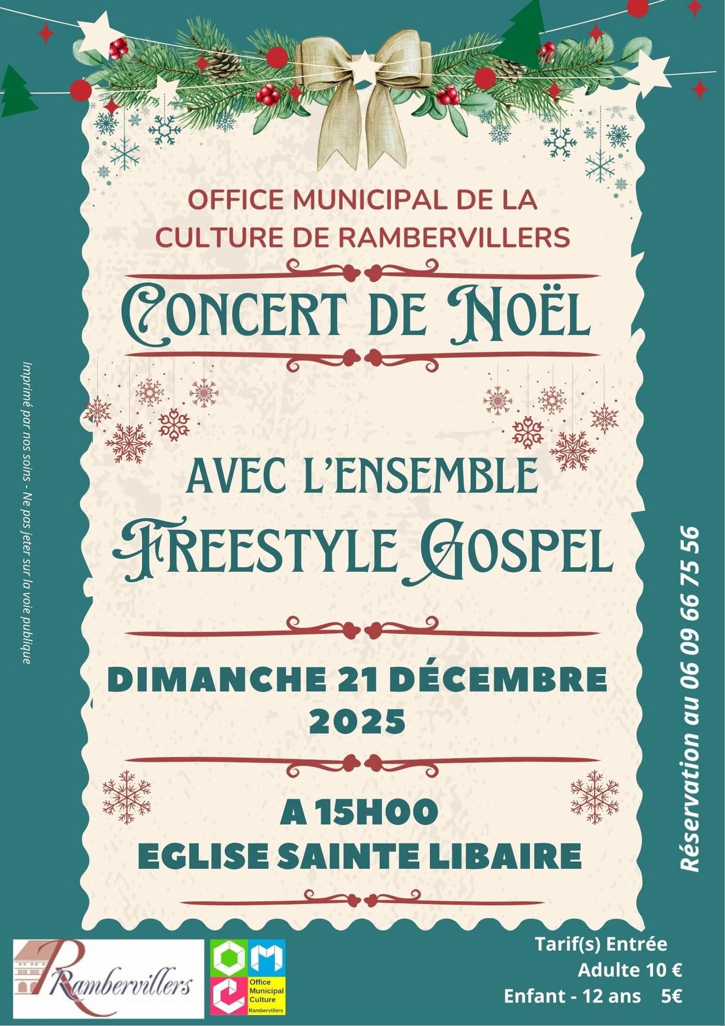 CONCERT DE GOSPEL À RAMBERVILLERS